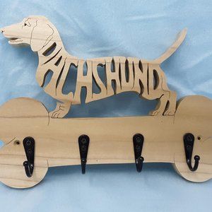 Dog Wordimal Leash Rack Key Holder